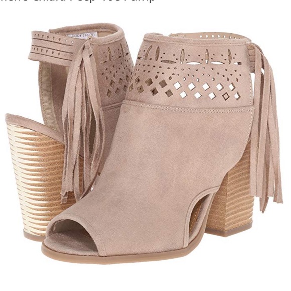 NOT RATED Chiara Peep-Toe Pump BOOTS - Picture 2 of 3